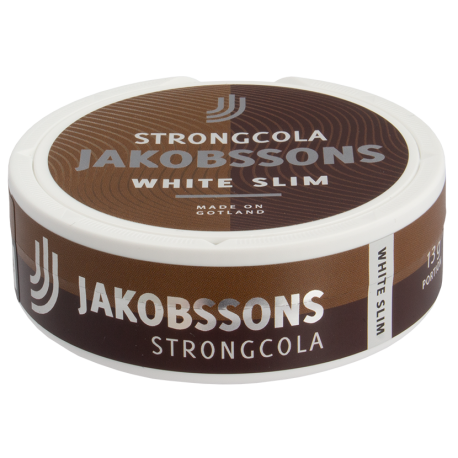 JAKOBSSONS STRONG COLA SLIM WHITE